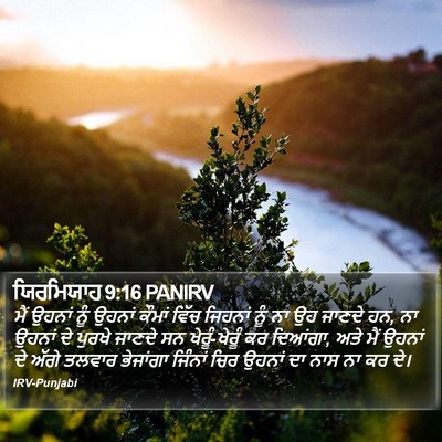 ਯਿਰਮਿਯਾਹ 9:16 PANIRV Bible Verse Image