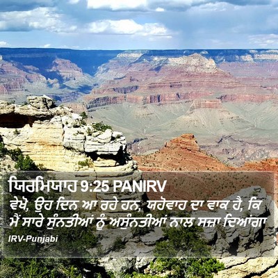 ਯਿਰਮਿਯਾਹ 9:25 PANIRV Bible Verse Image