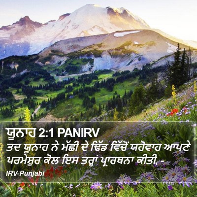 ਯੂਨਾਹ 2:1 PANIRV Bible Verse Image