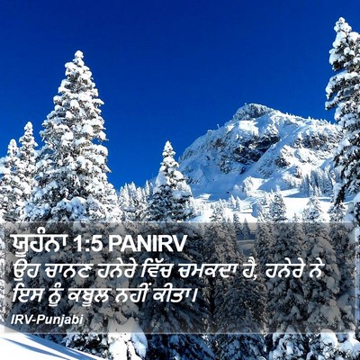 ਯੂਹੰਨਾ 1:5 PANIRV Bible Verse Image