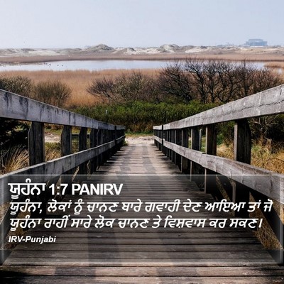 ਯੂਹੰਨਾ 1:7 PANIRV Bible Verse Image