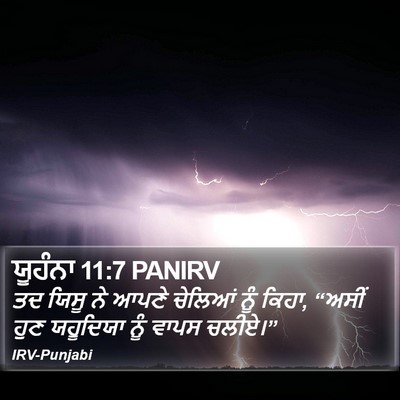 ਯੂਹੰਨਾ 11:7 PANIRV Bible Verse Image