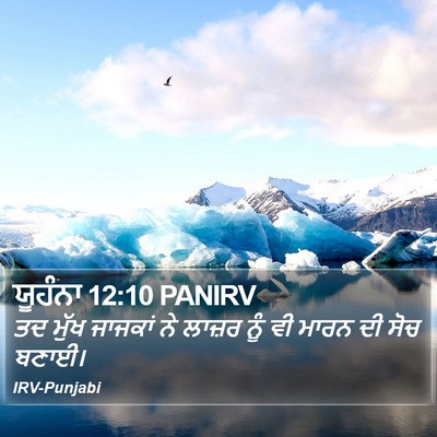 ਯੂਹੰਨਾ 12:10 PANIRV Bible Verse Image