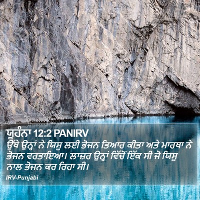 ਯੂਹੰਨਾ 12:2 PANIRV Bible Verse Image