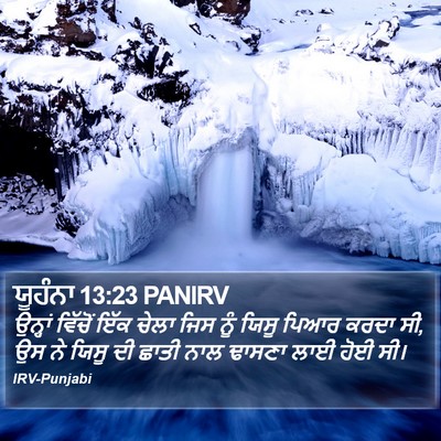 ਯੂਹੰਨਾ 13:23 PANIRV Bible Verse Image