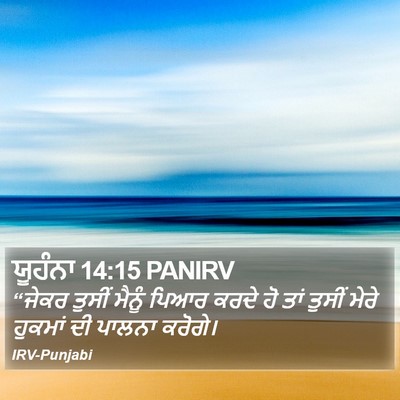 ਯੂਹੰਨਾ 14:15 PANIRV Bible Verse Image