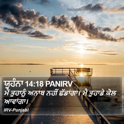 ਯੂਹੰਨਾ 14:18 PANIRV Bible Verse Image