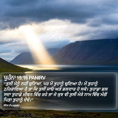 ਯੂਹੰਨਾ 15:16 PANIRV Bible Verse Image