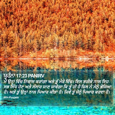 ਯੂਹੰਨਾ 17:23 PANIRV Bible Verse Image