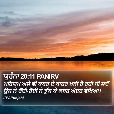 ਯੂਹੰਨਾ 20:11 PANIRV Bible Verse Image
