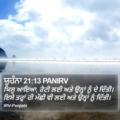 ਯੂਹੰਨਾ 21:13 PANIRV Bible Verse Image