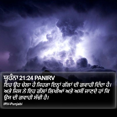 ਯੂਹੰਨਾ 21:24 PANIRV Bible Verse Image