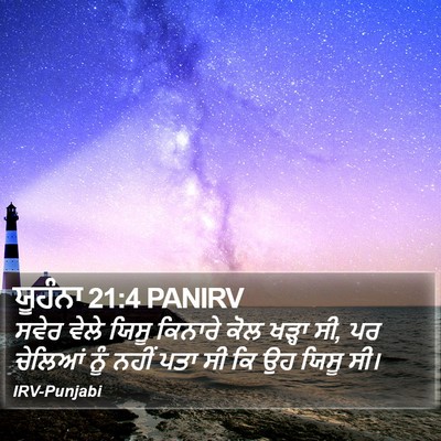 ਯੂਹੰਨਾ 21:4 PANIRV Bible Verse Image