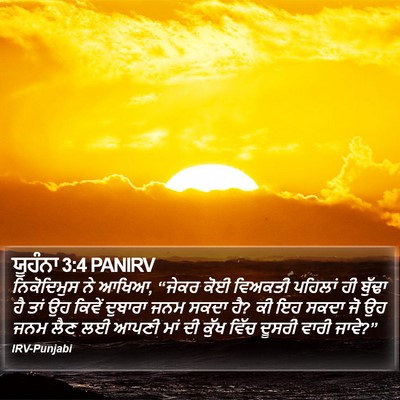 ਯੂਹੰਨਾ 3:4 PANIRV Bible Verse Image