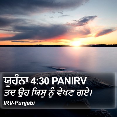 ਯੂਹੰਨਾ 4:30 PANIRV Bible Verse Image