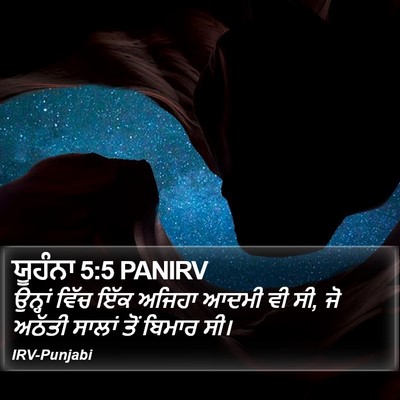 ਯੂਹੰਨਾ 5:5 PANIRV Bible Verse Image