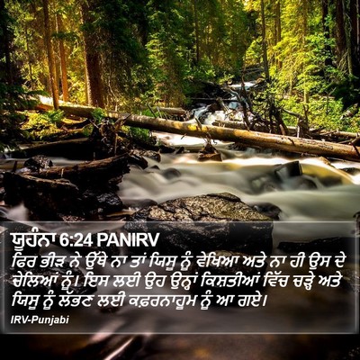 ਯੂਹੰਨਾ 6:24 PANIRV Bible Verse Image