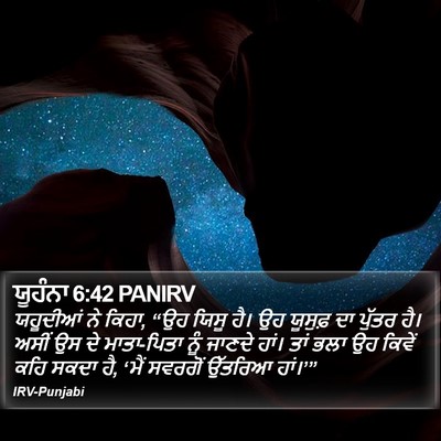 ਯੂਹੰਨਾ 6:42 PANIRV Bible Verse Image