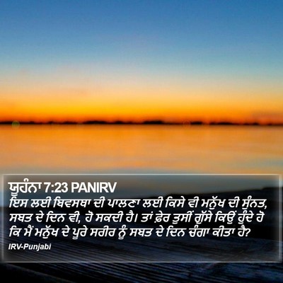 ਯੂਹੰਨਾ 7:23 PANIRV Bible Verse Image