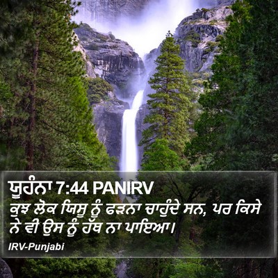 ਯੂਹੰਨਾ 7:44 PANIRV Bible Verse Image