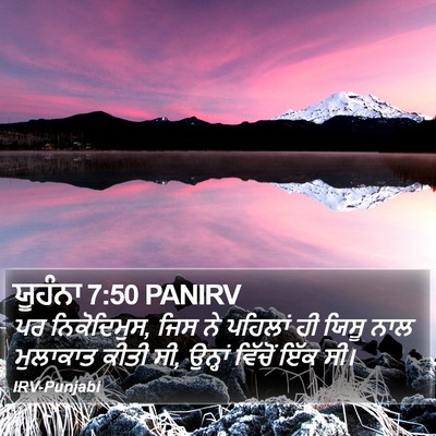 ਯੂਹੰਨਾ 7:50 PANIRV Bible Verse Image