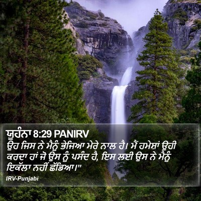 ਯੂਹੰਨਾ 8:29 PANIRV Bible Verse Image