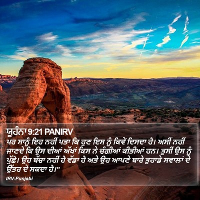 ਯੂਹੰਨਾ 9:21 PANIRV Bible Verse Image