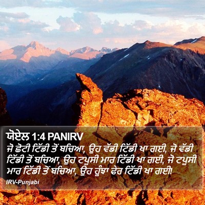 ਯੋਏਲ 1:4 PANIRV Bible Verse Image
