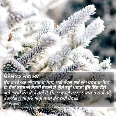 ਯੋਏਲ 2:2 PANIRV Bible Verse Image