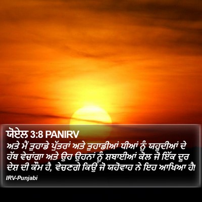 ਯੋਏਲ 3:8 PANIRV Bible Verse Image