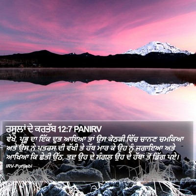 ਰਸੂਲਾਂ ਦੇ ਕਰਤੱਬ 12:7 PANIRV Bible Verse Image