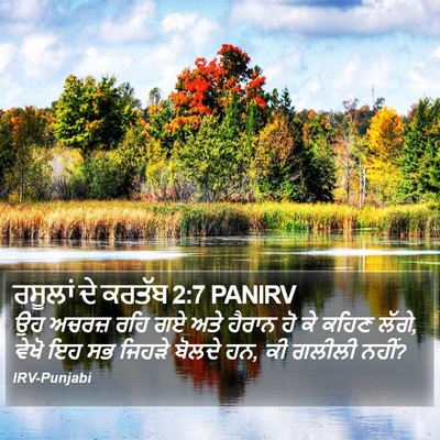 ਰਸੂਲਾਂ ਦੇ ਕਰਤੱਬ 2:7 PANIRV Bible Verse Image