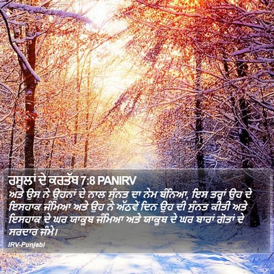 ਰਸੂਲਾਂ ਦੇ ਕਰਤੱਬ 7:8 PANIRV Bible Verse Image