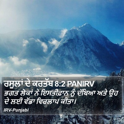 ਰਸੂਲਾਂ ਦੇ ਕਰਤੱਬ 8:2 PANIRV Bible Verse Image
