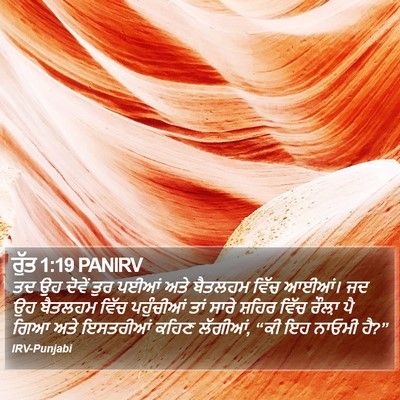 ਰੁੱਤ 1:19 PANIRV Bible Verse Image