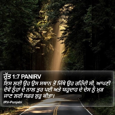 ਰੁੱਤ 1:7 PANIRV Bible Verse Image