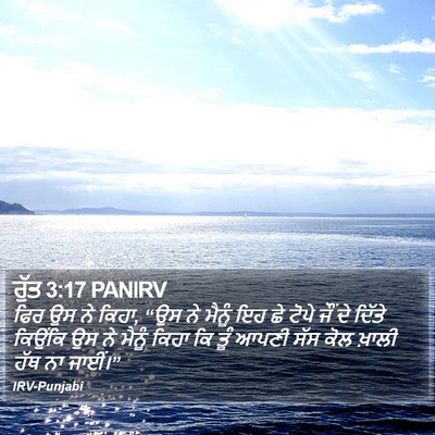 ਰੁੱਤ 3:17 PANIRV Bible Verse Image