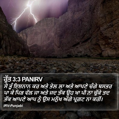ਰੁੱਤ 3:3 PANIRV Bible Verse Image
