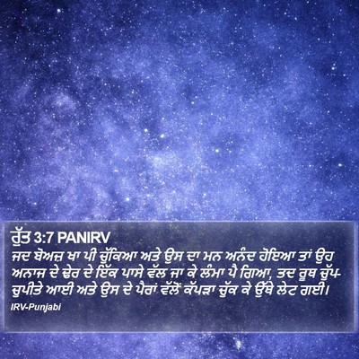 ਰੁੱਤ 3:7 PANIRV Bible Verse Image