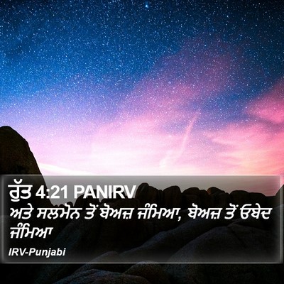 ਰੁੱਤ 4:21 PANIRV Bible Verse Image