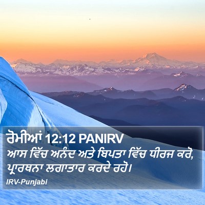 ਰੋਮੀਆਂ 12:12 PANIRV Bible Verse Image