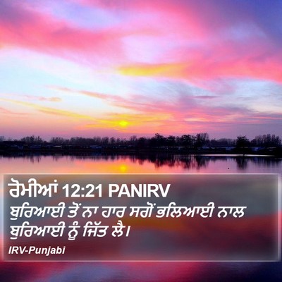 ਰੋਮੀਆਂ 12:21 PANIRV Bible Verse Image