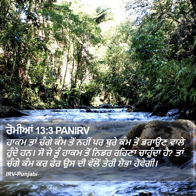 ਰੋਮੀਆਂ 13:3 PANIRV Bible Verse Image