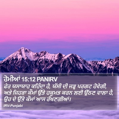 ਰੋਮੀਆਂ 15:12 PANIRV Bible Verse Image