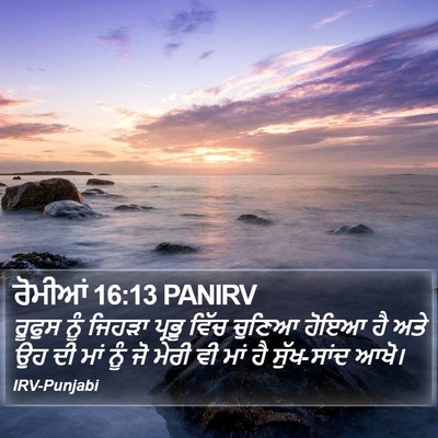 ਰੋਮੀਆਂ 16:13 PANIRV Bible Verse Image