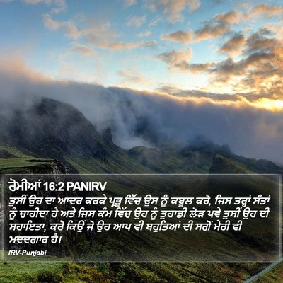 ਰੋਮੀਆਂ 16:2 PANIRV Bible Verse Image
