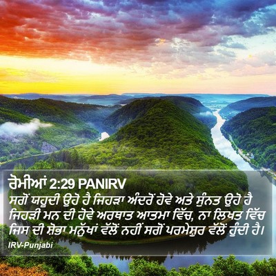 ਰੋਮੀਆਂ 2:29 PANIRV Bible Verse Image
