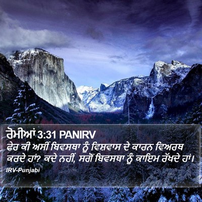 ਰੋਮੀਆਂ 3:31 PANIRV Bible Verse Image