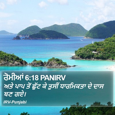 ਰੋਮੀਆਂ 6:18 PANIRV Bible Verse Image