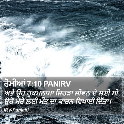 ਰੋਮੀਆਂ 7:10 PANIRV Bible Verse Image